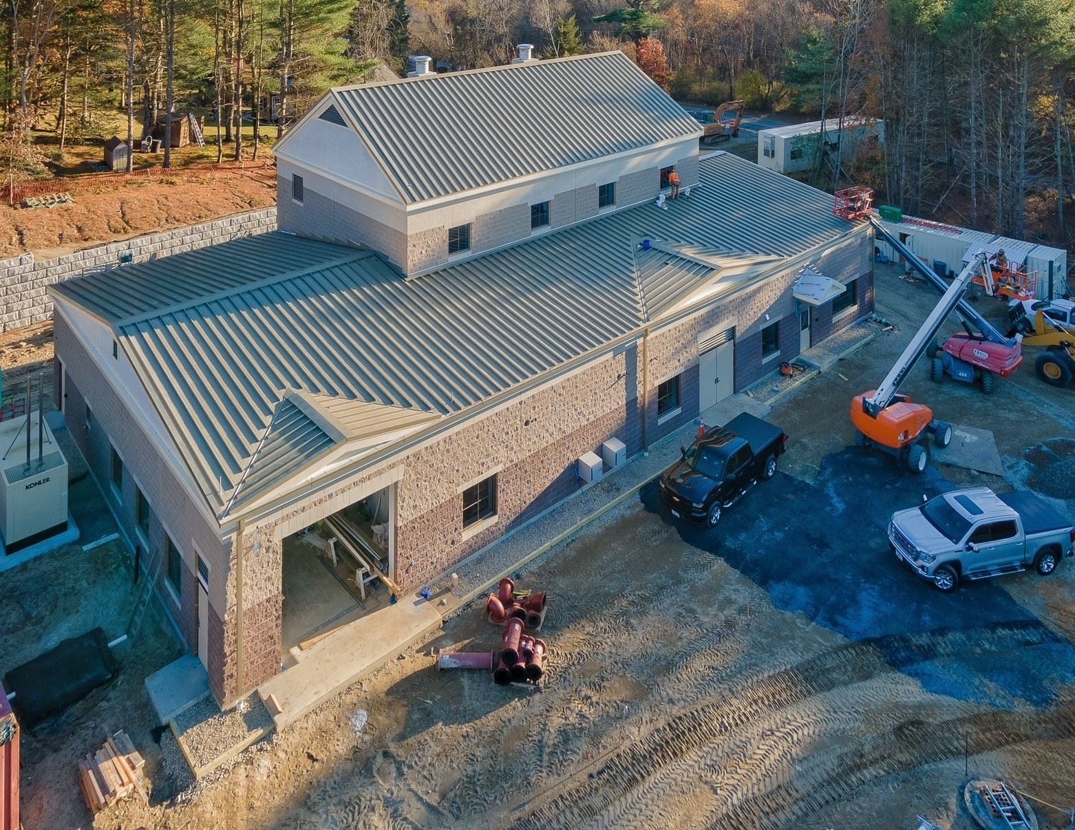 Installation of Metal Standing Seam Roof